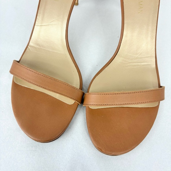 {Stuart Weitzman} Nunaked Mid Heel Ankle Strap Sandal, Size 12 - Picture 5 of 11